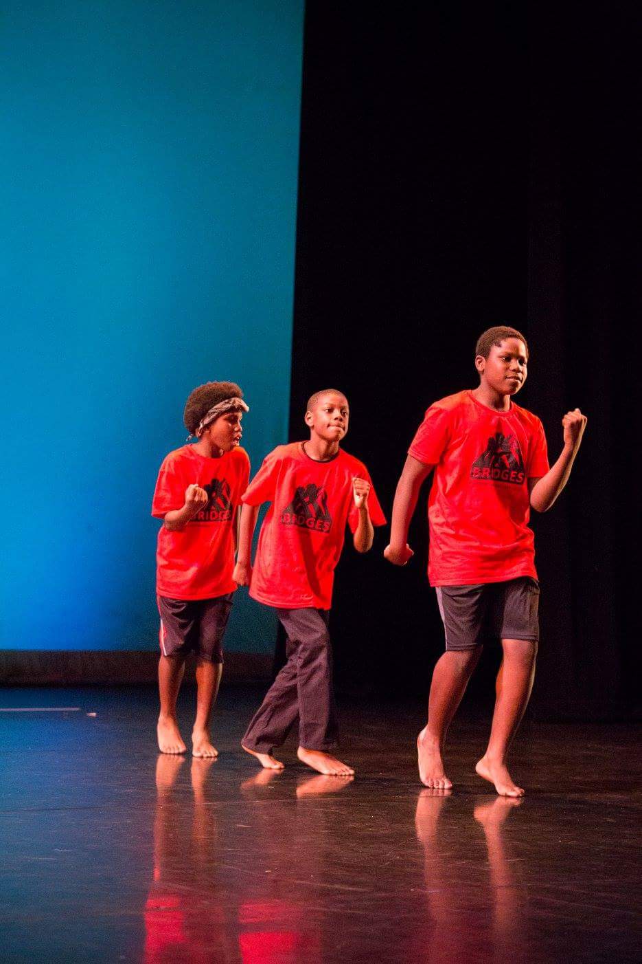 Kids dancing on stage